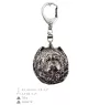 Chow Chow - Versilberter Schlüsselanhänger mit Hund in einer Geschenkbox, Handtaschenschmuck, Rucksackanhänger der Marke Art-Dog