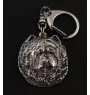 Chow Chow - Versilberter Schlüsselanhänger mit Hund in einer Geschenkbox, Handtaschenschmuck, Rucksackanhänger der Marke Art-Dog