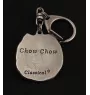 Chow Chow - Silver-plated key ring with a dog in a gift box, handbag decoration, backpack pendant by Art-Dog brand