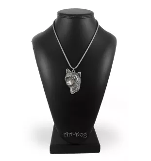 Chinese Crested Dog, Puff - Dog necklace, unique jewellery for the dog fan, unique adder pendant by Art-Dog brand