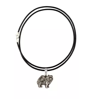 Chow Chow - Dog necklace, silver-plated pendant for the dog lover, subtle jewellery by Art-Dog