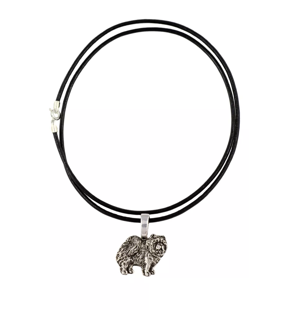 Chow Chow - Dog necklace, silver-plated pendant for the dog lover, subtle jewellery by Art-Dog