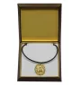 Chow Chow, Chowchow - Collier de chien dans une boîte cadeau, pendentif plaqué or pour les fans de chiens, bijoux remarquables par Art-Dog