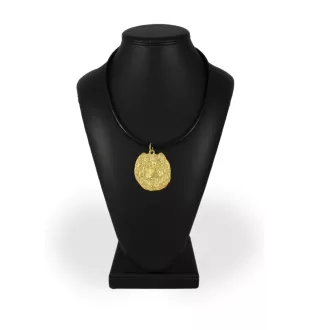 Chow Chow, Chowchow - Collier pour chien, pendentif plaqué or pour fan de chien, bijoux uniques de la marque Art-Dog