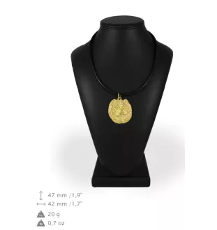 Chow Chow naszyjnik pozłocony Art-Dog