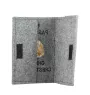 Chinese Crested Dog, Puff - Dog passport case, document case, gift for the traveller from the Art-Dog brand