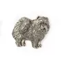 Chow Chow  - Versilberte Hundebrosche, elegante Anstecknadel, Jackenreversschmuck der Marke Art-Dog