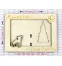 Chinese Crested Dog, Puff - Photo frame, engraved wooden frame, a lovely gadget for the dog lover by Art-Dog