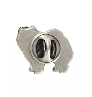 Chow Chow pin posrebrzony w pudełku Art-Dog