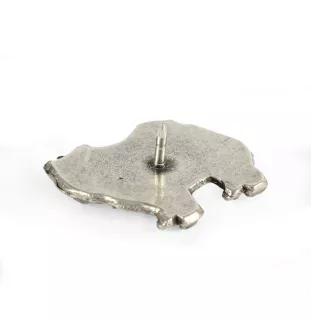 Chow Chow pin posrebrzony w pudełku Art-Dog