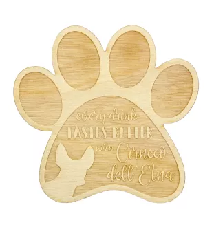 Cirneco dell'Etna - Tasse Untersetzer, graviert Untersetzer mit Hund, Geschenk für Hundeliebhaber von Art-Dog Marke