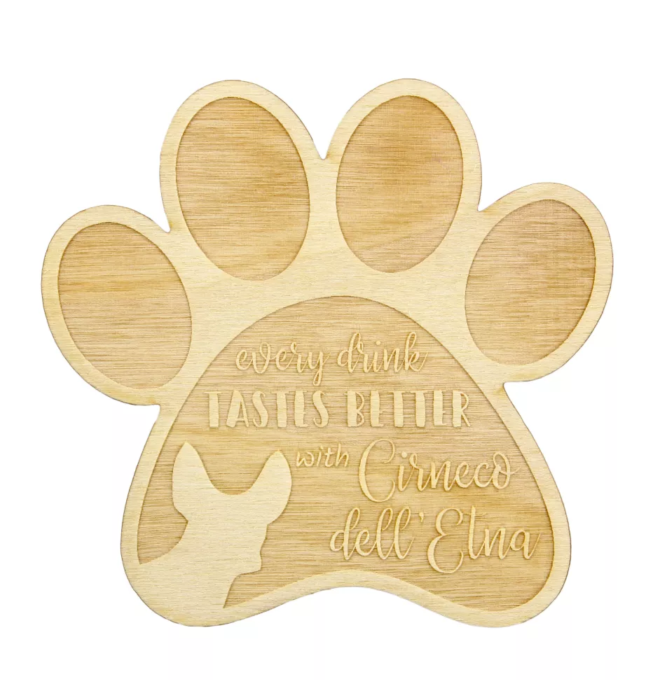 Cirneco dell'Etna - Tasse Untersetzer, graviert Untersetzer mit Hund, Geschenk für Hundeliebhaber von Art-Dog Marke