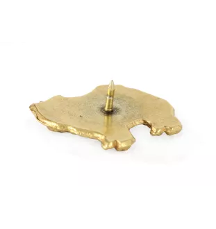 Chow Chow pin pozłocony w pudełku Art-Dog