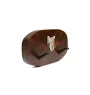 Chinese Crested Dog, Puff - accessory rack, dog medal rack, key hooks by Art-Dog