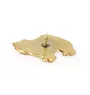 Chow Chow - gold-plated pin brooch, elegant dog ornament, unique pin by Art-Dog brand