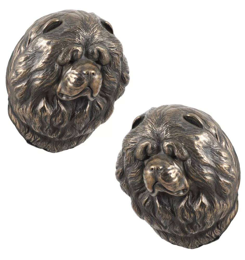 Chow Chow - Dog statue, hanging bust, unique decoration for dog lover by Art-Dog brand
