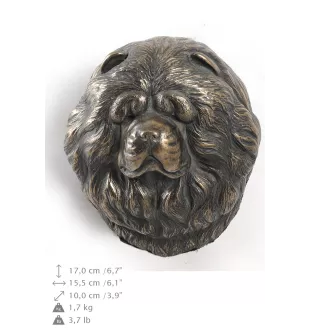 Chow Chow - Hundestatue, hängende Büste, einzigartige Dekoration für Hundeliebhaber der Marke Art-Dog