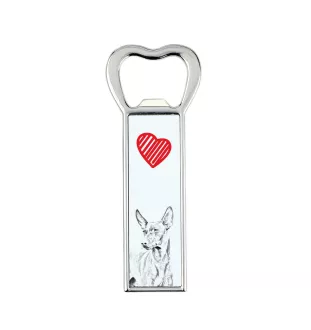 Cirneco de l'Etna, Cirneco dell'Etna - ouvre-bouteille avec chien, ouvre-bouteille personnalisé pour réfrigérateur, cadeau unique pour homme de la marque Art-Dog