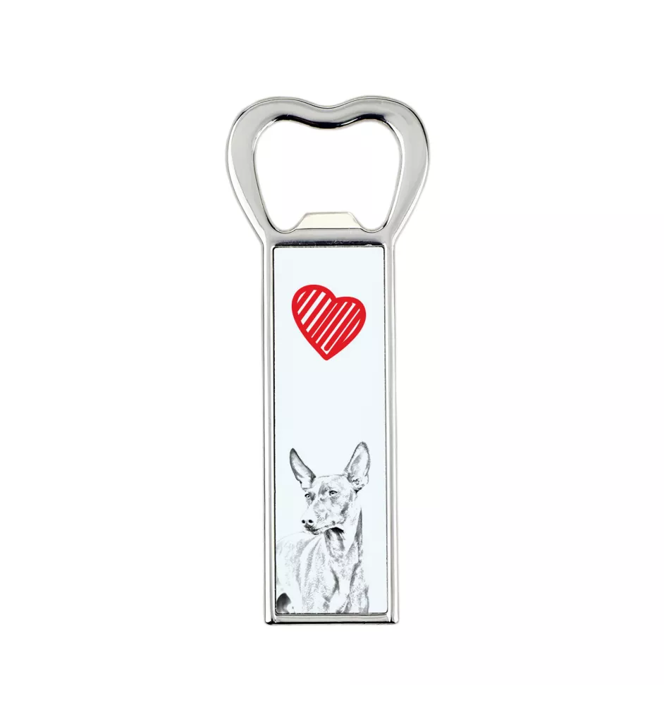 Cirneco de l'Etna, Cirneco dell'Etna - ouvre-bouteille avec chien, ouvre-bouteille personnalisé pour réfrigérateur, cadeau unique pour homme de la marque Art-Dog