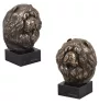 Chow Chow - Dog statue, bust on stone base, sculpture, trophy for dog show by Art-Dog brand