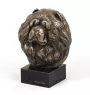 Chow Chow, Chowchow - Statue de chien, buste sur socle en pierre, sculpture, trophée pour exposition canine par la marque Art-Dog