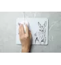 Cirneco dell'Etna - mouse pad with print, personalized dog-themed mouse pad, unique gadget for an office worker by Art-Dog brand