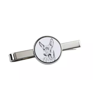 Cirneco dell'Etna - Krawattenklammer mit Hund, personalisierter Krawattenclip, einzigartiges Geschenk für Männer von der Marke Art-Dog