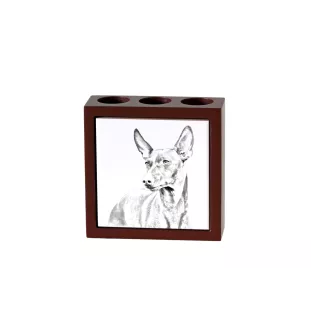 Cirneco de l'Etna, Cirneco dell'Etna - porte-stylo avec chien, organiseur de bureau avec impression, décoration de bureau personnalisée de la marque Art-Dog