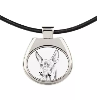 Cirneco dell'Etna - dog necklace, personalized pendant with a photo, unique necklace for women and men by Art-Dog brand