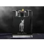 Cirneco dell'Etna - Candle holder with dog photo, crystal tealight holder, personalised gift by Art-Dog brand
