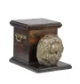 Chow Chow - urn for dog ashes with a statuette, elegant urn for a dog, unique urn with a bust of a dog by Art-Dog brand