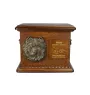 Chow Chow - urn for dog ashes, personalized urn with engraving and bas-relief, commemorative box for dog ashes by Art-Dog brand