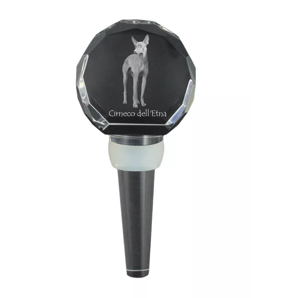Cirneco dell'Etna grubszy stopper do wina z psem Art-Dog