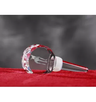 Cirneco de l'Etna, Cirneco dell'Etna - Bouchon de bouteille en cristal, bouchon de vin unique avec photo, cadeau personnalisé pour sommelier par la marque Art-Dog
