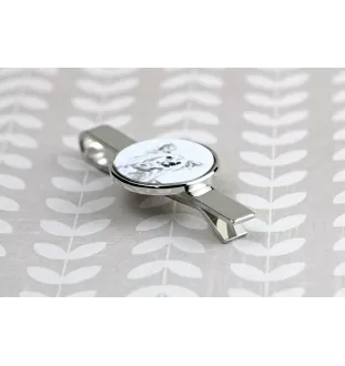 Chinesischer Schopfhund - Krawattenklammer mit Hund, personalisierter Krawattenclip, einzigartiges Geschenk für Männer von der Marke Art-Dog