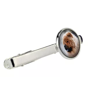 Chow Chow - Krawattennadel in der Box, stilvolle Krawatte, personalisierter Schmuck der Marke Art-Dog
