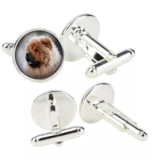 Chow Chow - Manschettenknöpfe in einer Schachtel, handgefertigter Schmuck, Produkt der Marke Art-Dog