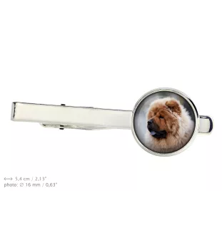 Chow Chow - cufflinks and tie with your photo, a suit decoration, men's jewelry from the Art-Dog brand.