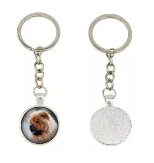 Chow Chow - keychain in a box, own photo, keychain pendant from Art-Dog brand