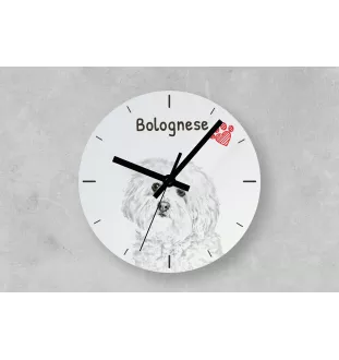 Chien chinois à crête, chien nu chinois - horloge murale avec chien, horloge de table avec impression, décoration personnalisée de la maison de la marque Art-Dog