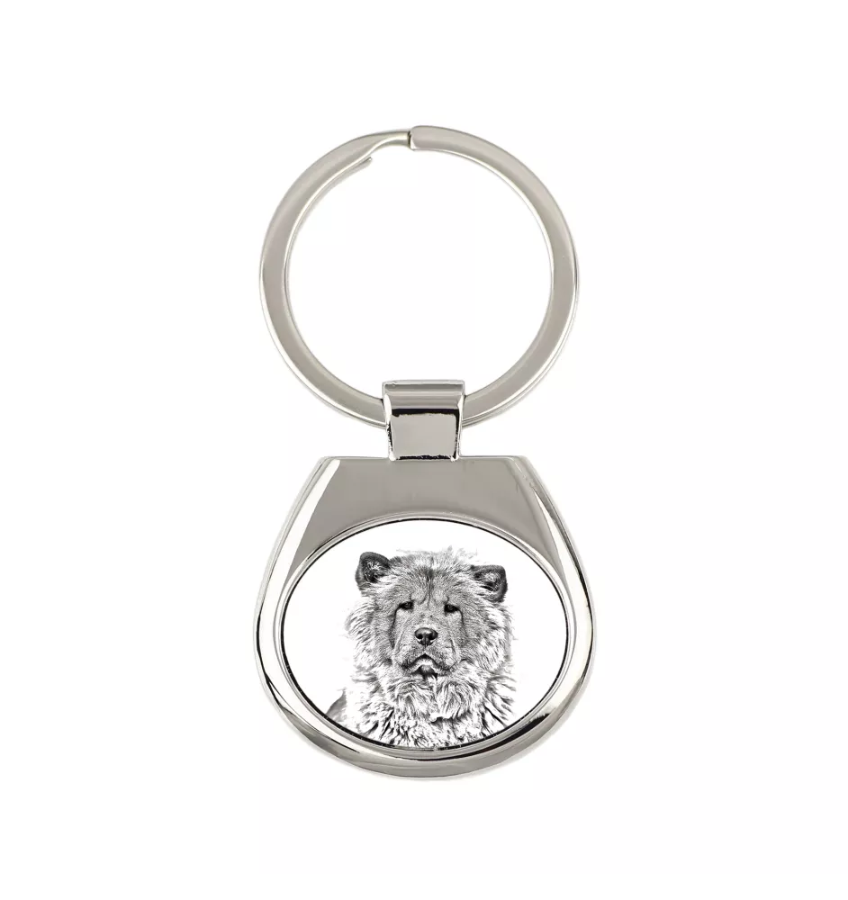 Chow Chow - keychain with a dog, keychain with a print, personalized pendant from the Art-Dog brand