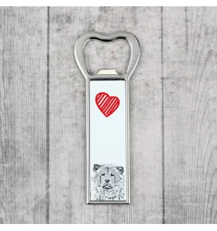 Chow Chow - Flaschenöffner mit Hund, personalisierter Flaschenöffner für den Kühlschrank, ein einzigartiges Geschenk für Männer von der Marke Art-Dog