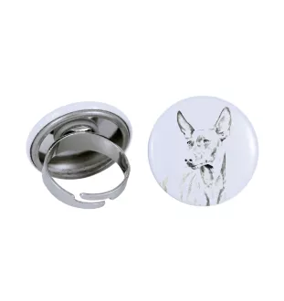 Cirneco de l'Etna, Cirneco dell'Etna - bijoux pour femmes avec l'image d'un chien, produit fait à la main, possibilité d'ajouter sa propre photo, marque Art-Dog