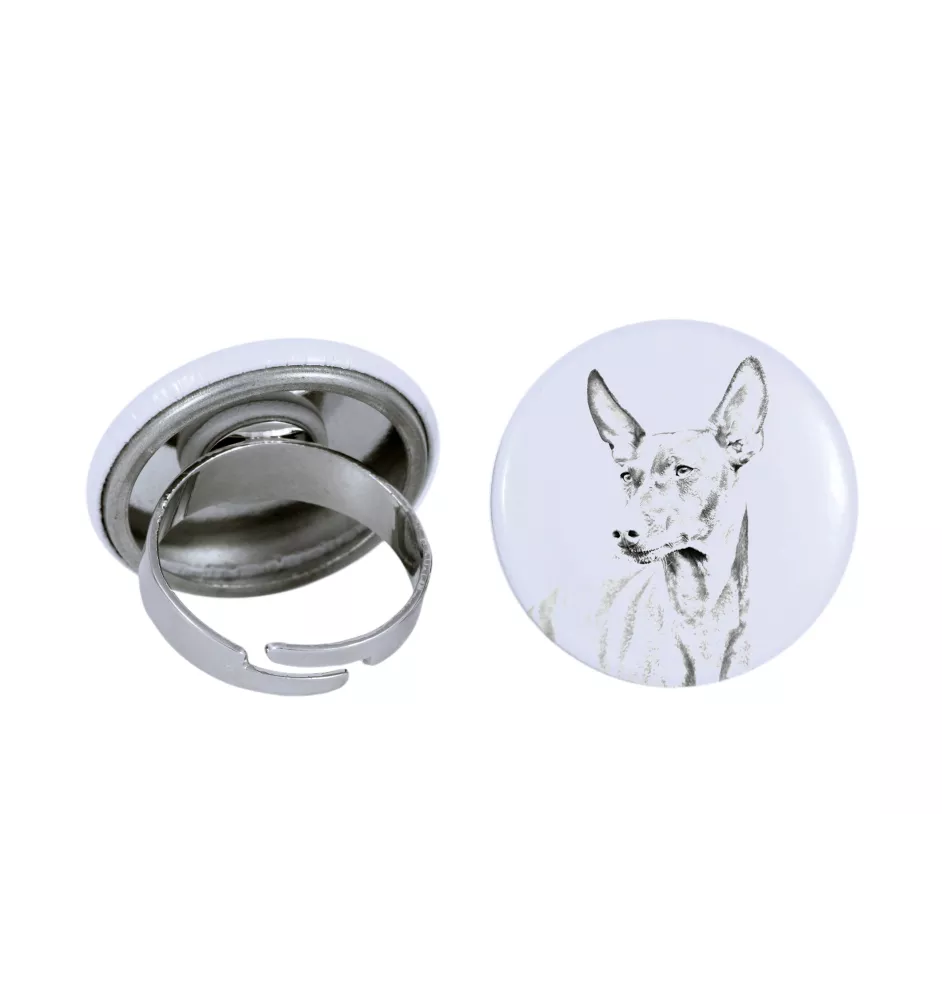Cirneco dell'Etna - women's jewelry with a dog portrait, handmade product, possibility to add your own photo, Art-Dog brand