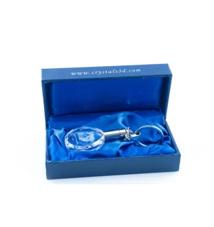 Chinesischer Schopfhund - Anhänger mit einem Foto eines Hundes, Schlüsselanhänger aus Kristall in einer Geschenkbox, ein einzigartiges Geschenk von Art-Dog