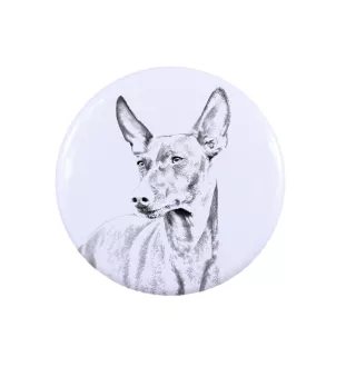 Cirneco dell'Etna - pin with your dog, add your own photo, Art-Dog brand