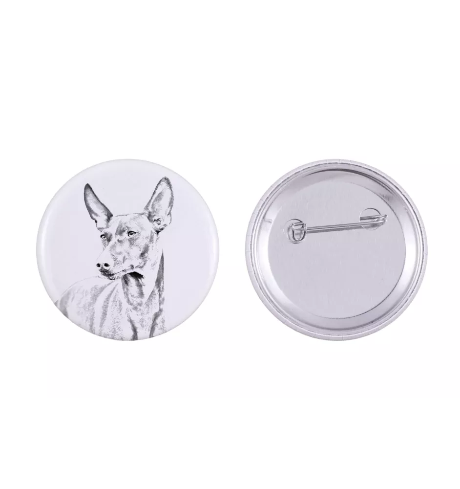 Cirneco dell'Etna przypinka z psem duża Art-Dog