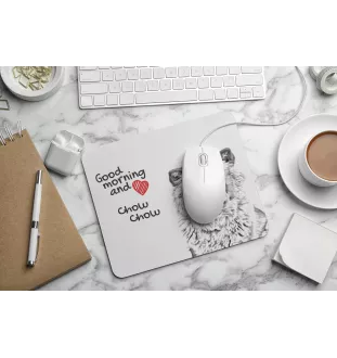 Chow Chow - mouse pad with print, personalized dog-themed mouse pad, unique gadget for an office worker by Art-Dog brand