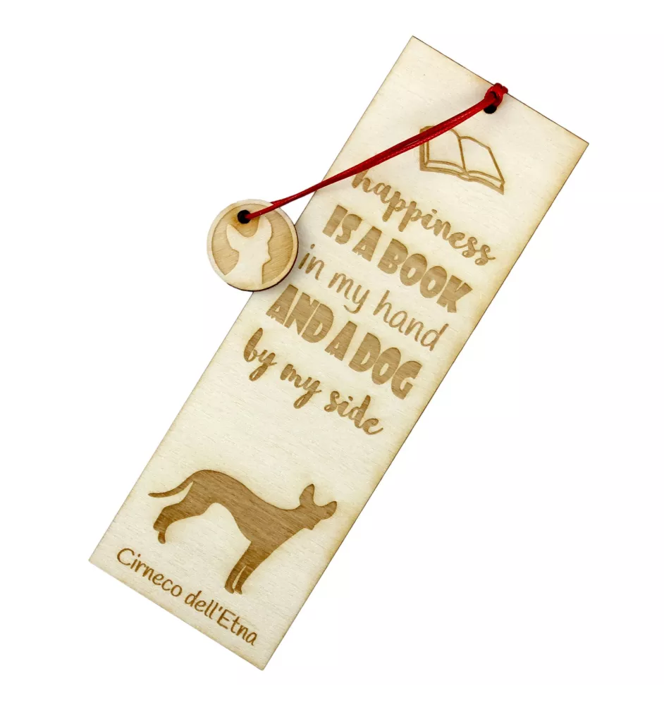 Cirneco dell'Etna - dog bookmark, personalized bookmark, dog gadget for Art-Dog brand readers