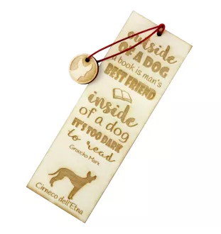 Cirneco de l'Etna, Cirneco dell'Etna - marque-page pour livre avec chien, marque-page personnalisé, cadeau pour les amateurs de livres de la marque Art-Dog